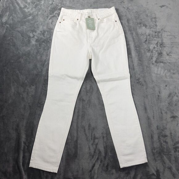 H and M Denim Jeans Women's Size 6 (28x26) White with tags - Picture 1 of 13